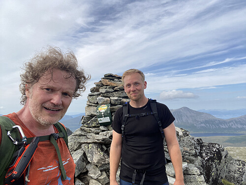 Bilde #15: En lett euforisk stemning på toppen av Høgsvora [1163 m.o.h.].