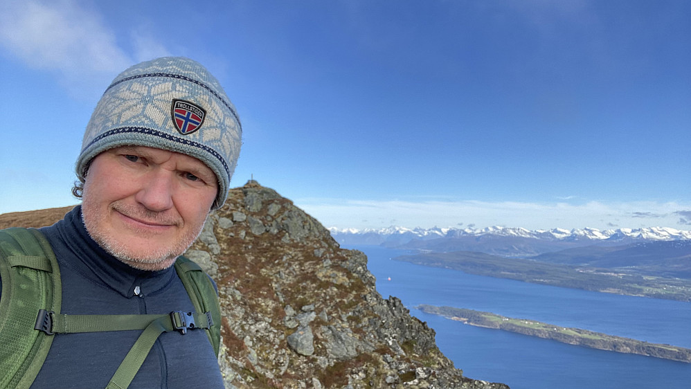 Bilde 18: Selfie på Opstadhornet.