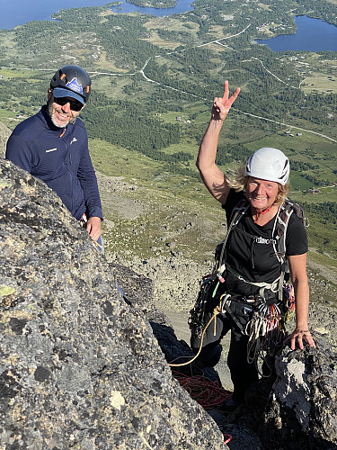 Smørblide turister. Tror at Rune hadde en fin dag også :-D