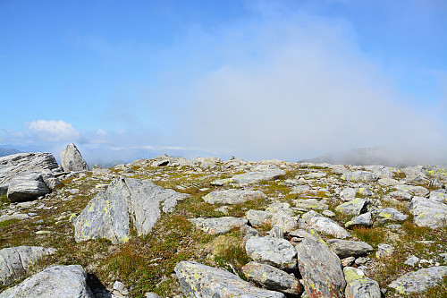 Toppen av det navnlause fjellet nordaust for Ingebjørgnuten.