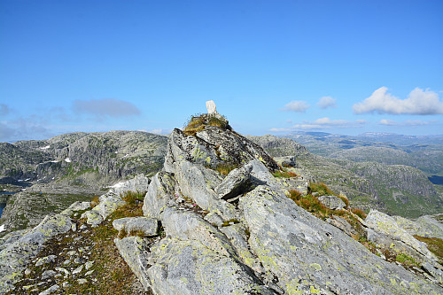 Toppen av Indre Sauanuten, 1244 moh.
