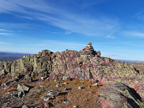 Toppen av Brattefjell, 1540 moh.