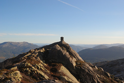 Toppen av Austre Roholtfjell, 1005 moh.