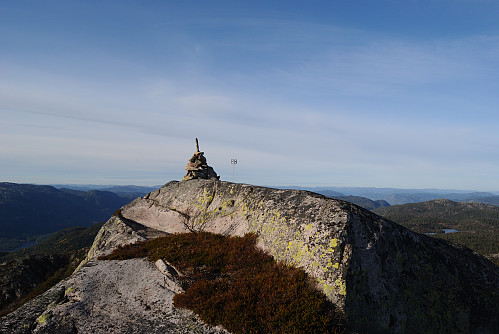 Toppen av Vestre Roholtfjell, 1017 moh.