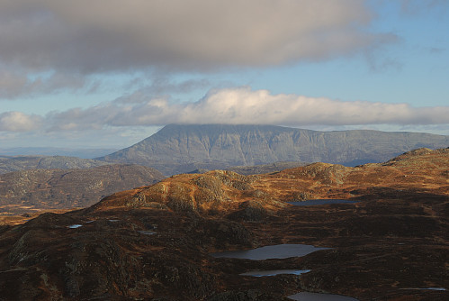 Skyer over Gaustatoppen.