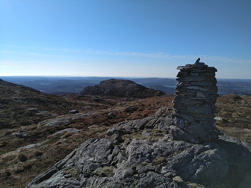 Frå Strandafjellet mot Rossanuten.
