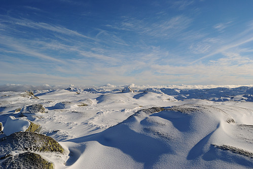 Toppen av Kvannfjølli, 1538 moh.