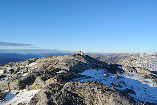 Toppen av Heimdalsberget, 1143 moh.