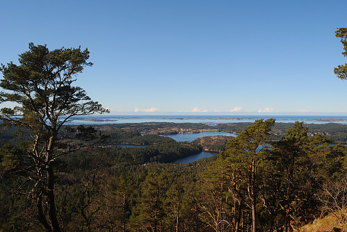 Utsikt fra Adlesi.
