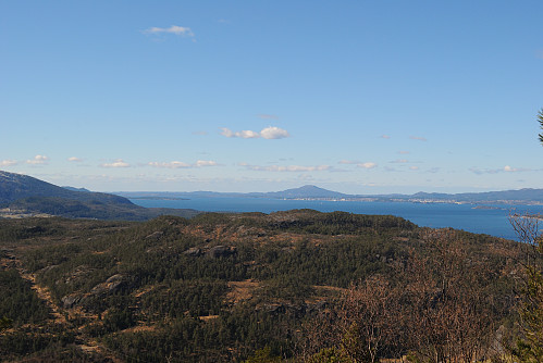 Siggjo sett fra Jevanburfjellet.