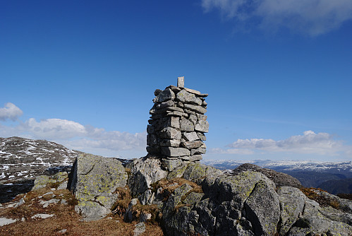 Toppen av Valafjellet, 712 moh.