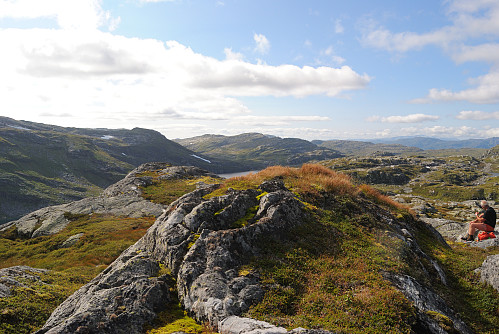 Toppen av Nord for Svartavatnet, 1124 moh.