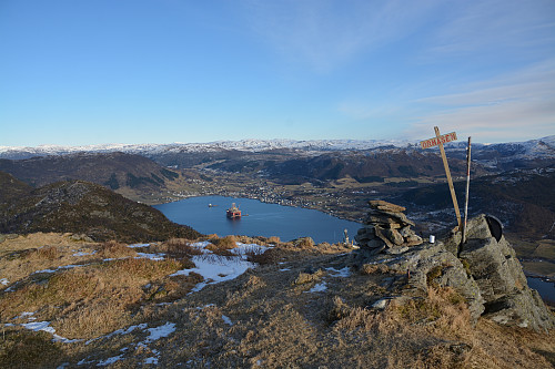 Ved toppen av Ormåsen.