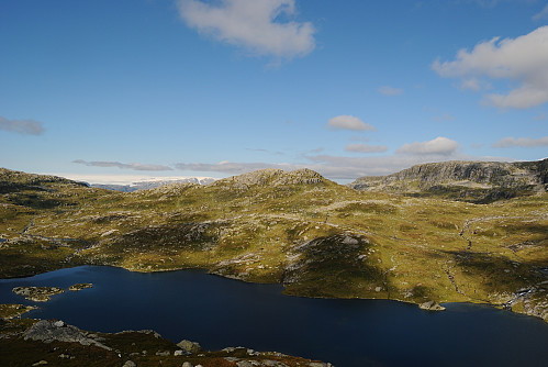 Utsikten frå toppen.