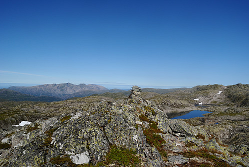 Toppen av Nordaust for Bjellandsnuten, 1140 moh.