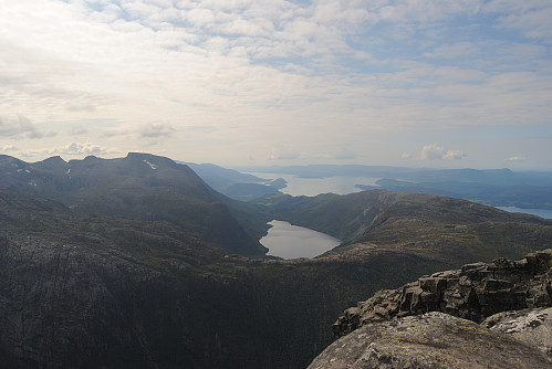Utsyn mot Myrdalsvatnet.