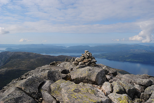 Toppen av Gygrastolen, 1345 moh.