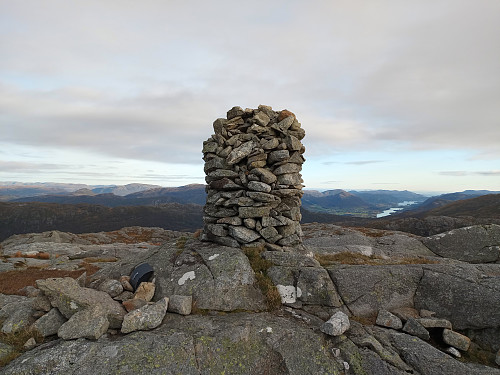 Toppen av Trodlafjedle, 637 moh.