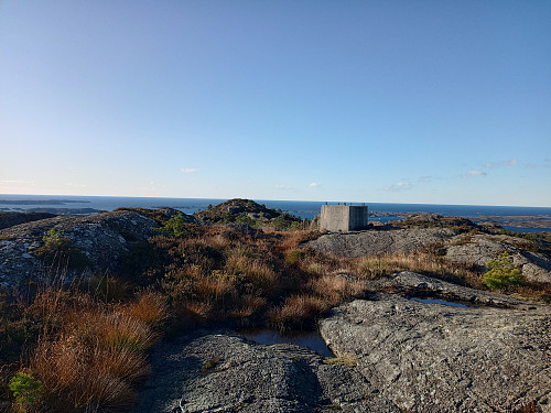 Toppen av Lyklingsfjellet, 152 moh.