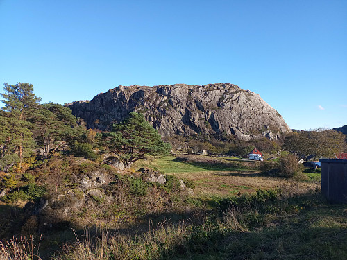 Toppen sett frå Berge.