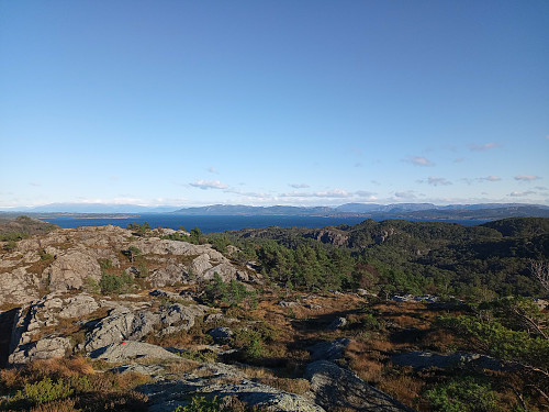 Utsikten frå toppen.