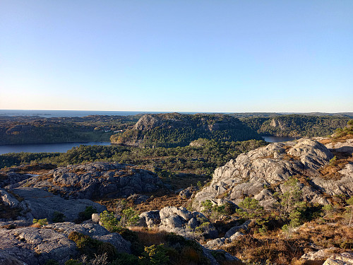 Utsikt mot Bergesfjellet.