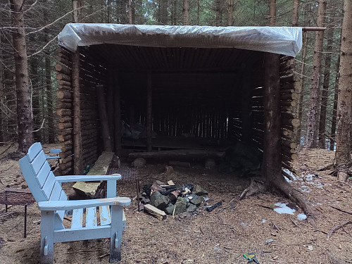 Hytte ved Kvalingstadfjellet.