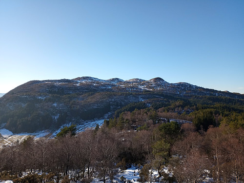 Utsyn mot Slettafjedle.