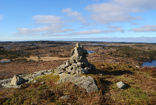 Vestlige toppvarden på Udnevarden, 106.7 moh.