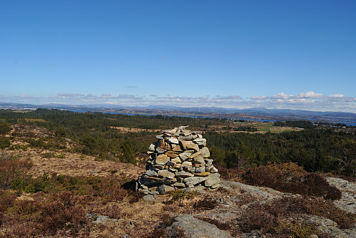 Toppvarden på Storesåt, 115 moh.