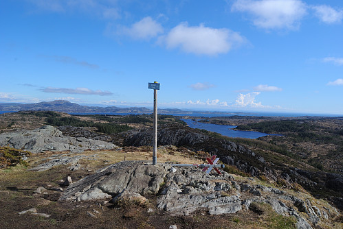 Toppen av Søre Sålefjell, 131 moh.