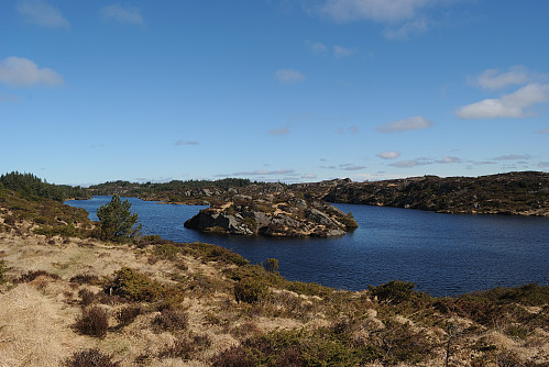 Sørenden av Tistreivatnet.