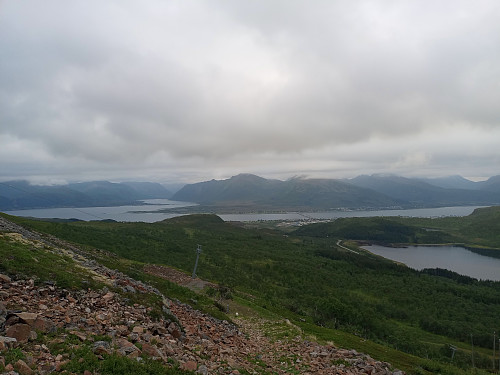 Utsyn over Sortland.