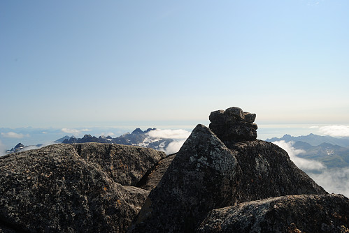 Toppen av Higravstinden, 1146 moh.