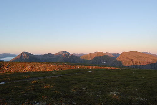 Toppen av Strandheia, 647 moh.