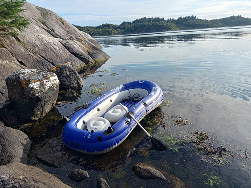 Båten klar.