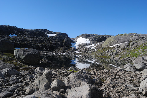 Speglklart vatn.