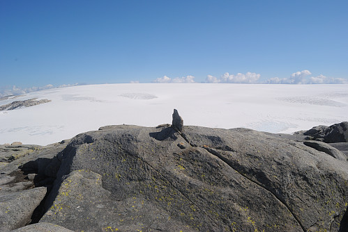 Toppen av Kvitfjell, 1389 moh.