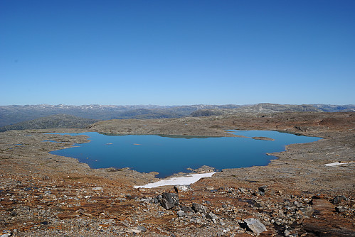 Breifonntjønn. Her strakk Breifonn heilt ned til vatnet.