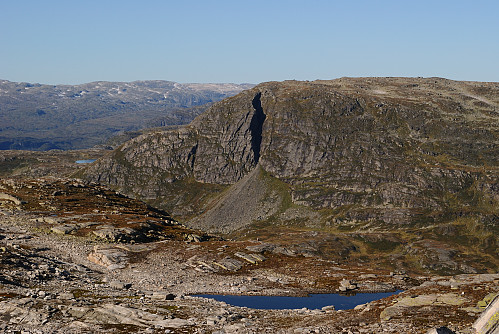 Skar vest for Blåbergsnuten.