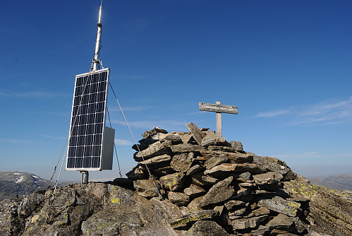 Toppen av Røldalssåto, 1422 moh.