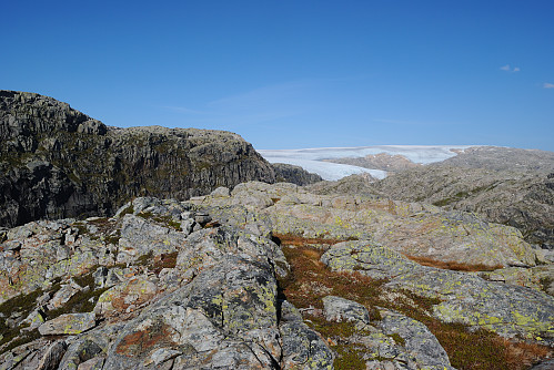 Høgaste punkt på den namnlause nuten, 1113 moh.