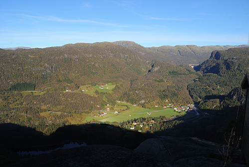 Hellandsbygd sett frå Høgåsen.