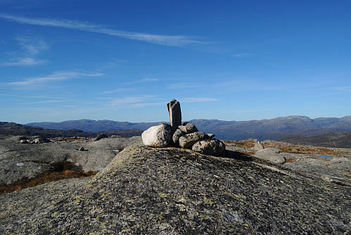 Toppen av Suldalsheia, 953 moh.