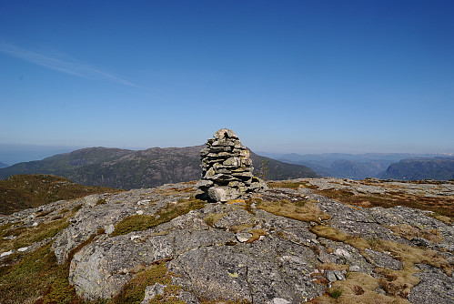 Toppen av Indre Øksnafjell, 685 moh.