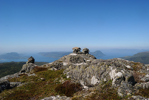 Toppen av Øksnanibba, 760 moh.