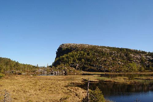 Tilbakeblikk mot Vårefjellet.