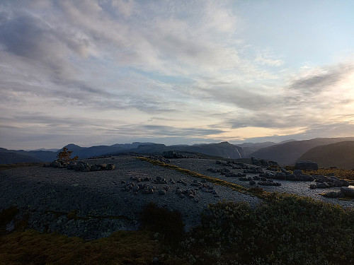 Toppen av Søreheia, 600 moh.