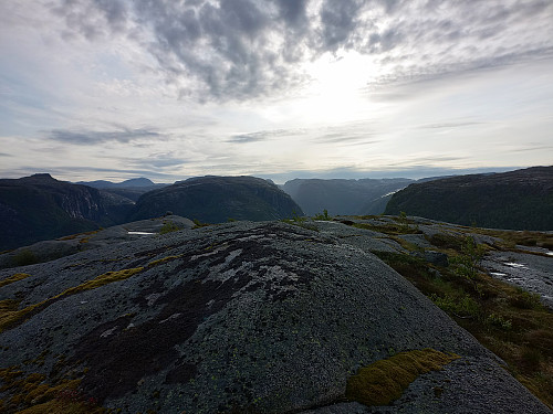 Toppen av Nordraheia, 604 moh.