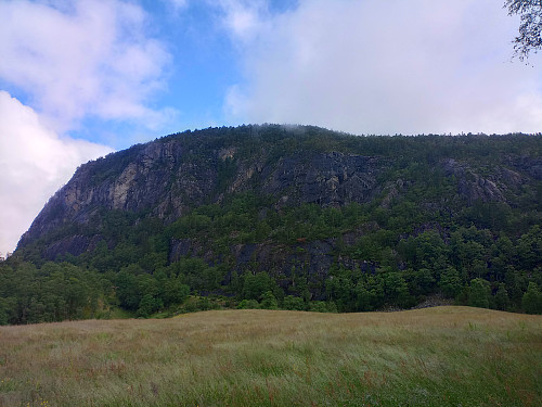 Første topp i dag Husafjellet, 517 moh.